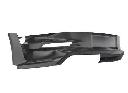 Rear bumper insert with uprights, carbon fibre. Porsche 992 GT3 RS - 9GT807983AOK1, 9GT898014EOK1 - 1016.992.3RS..02