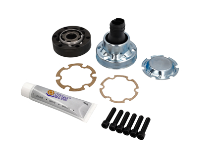 Cardanas homokineet binnen/buiten, voor. Porsche 955/957 - 28052, 95542102004, 95542102000, 95542102001, 95542102002, 95542102003, 12-216001