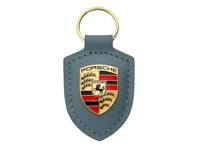 Porsche Crest Key Ring, Shore Blue Metallic. - WAP0500400RSAS