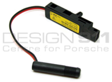 Knob Door Latch with Lamp insert. Porsche 924 / 968 - 94463723800, 9446372380001C, 9446372380101C