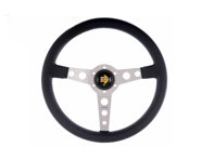 Steering wheel prototipo - silver / black leather- Momo - M11111525111R