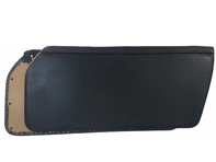 Set pannelli porta, Pelle. Porsche 914 - 91455501711702, 91455501711, 91455528315