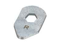 Boccola di guida/segmento di bloccaggio per cavo del freno a mano. Auto Porsche 356 con guida a destra (RHD) - 64424232 - 23242446