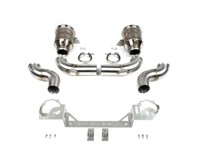 Convertisseurs catalytiques sport Fabspeed avec sorties style GT2RS + adaptateur de silencieux. Porsche 992 Carrera (2021+) - 992254400G, 992254400J, 992254450G, 992254450J - FS.POR.992.SCGT2WC