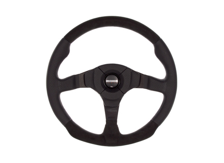 Steering wheel dark fighter black / black alcantara- Momo