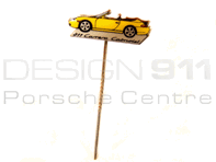 黄色“保时捷 911 Carrera Cabriolet”别针 黄色“保时捷 911 Carrera Cabriolet”别针