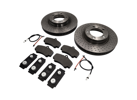 Paquete Pastillas y Discos de Freno DELANTERO Porsche 997 3.8L C4S - 99635140904, 99635140903, 99635141004, 99635141003