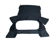 Cabriolet Hood - Section avant et fenêtre complète. Porsche 911 / 964 - 9110541004, 9110541005, 9110541007, 911054100, 9110541006