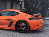 Becquet arrière en fibre de carbone TechArt type II. Porsche 718 Cayman - 082.100.811.009, +81100811000, +91100810200 Becquet arrière en fibre de carbone TechArt type II. Porsche 718 Cayman - 082.100.811.009, +81100811000, +91100810200