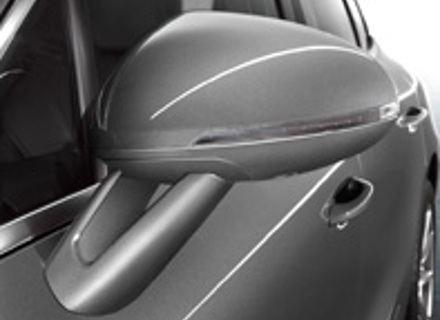 SportDesign Exterior Mirror With V-shaped Mirror Base. Porsche 95B Macan / Macan II (RHD) - 95B04480061, 95B04480062, 95B04480063, 95B04480076, 95B04480077, 95B04480080, 95B04480081