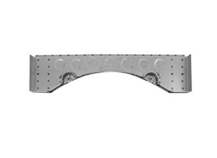 Chassis dwarsbalk achter. Porsche 356 Pre-A - 35649051, 356 49051 - PP187PA, P187PA