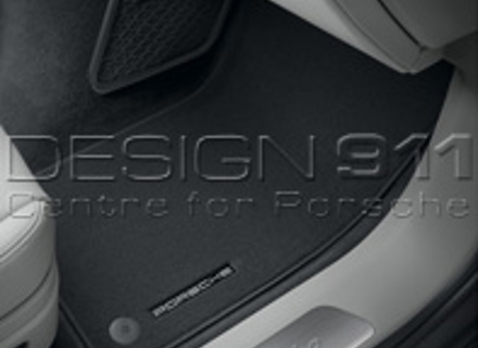 Floor mats with Nubuk surround. Porsche 971 Panamera LHD Cars - 9718644359M0, 9718644352D0, 9718644353E0, 971864435BP1, 971864435OK2