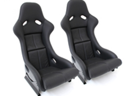 Seats in RennSport Style, Black. Porsche 964 / 993 - P964108-S