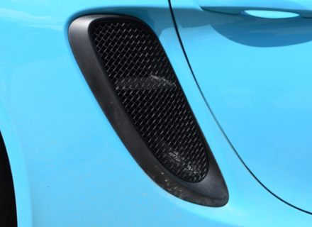 Side vent grille set ZunSport. Porsche 718 Boxster / Cayman GTS 4.0L 2020>> - ZPR101620, ZPR101620B - ZPR101620, ZPR101620B