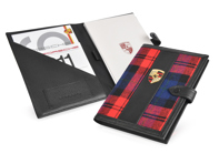 Porsche Classic document folder wallet - Tartan Red. - PCG48091100 Porsche Classic document folder wallet - Tartan Red. - PCG48091100