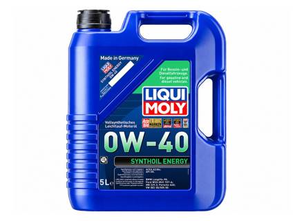 LIQUI MOLY Synthoil Energy 0W-40 Fully Synthetic Engine Oil - 1Ltr / 5Ltr - 9514, 9515