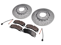 Kit plaquettes et disques de frein avant. Porsche 992.2 Carrera 2 3.0L - 9P1615301J, 9P1615302J, 9P1615301, 9P1615302