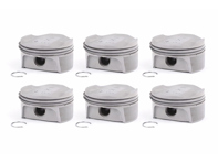 Engine pistons SET OF 6. Porsche 997.2 3.8L / 991.1 3.8L / 981 Boxster Spyder / 981C Cayman GT4 - MAHLE MA1.01 / MA1.03 - 9A110393800, 9A110303800, 9A110303803, 9A110303809, 9A110393700, 503 PI 00112 000 - 503 PI 00112 000