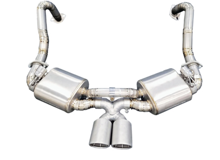 Scarico sportivo posteriore in titanio con valvole. Porsche 981 Boxster/Cayman - 98111122101, 98111122102, 98111123100, 98111123101, 98111132100, 98111132101, 98111142100, 98111142101, 98111143101, 98111122202, 98111123200, 98111123201, 98111132200, 98111132201, 98111142200, 98111142201 - 9M8111192107KIT