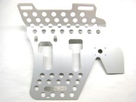 Pedana in alluminio Rennline. Lato conducente. Porsche 911/912 TARGA/CABRIO - F02