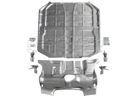 Floor Pan & Pedal Aera Complete Kit. Porsche 911 08/1967-07/1989 - 91150105110DSK, 91150280000, 90150135901GRV/1, 90150136001GRV/1, 90150195200/1, 91150195002/1, 90150106323/1, 90150195100/1, 90150106323, 90150135901GRV, 90150136001GRV, 90150195100, 90150195200, 91150195002