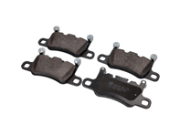 Remblokken, achter Zimmermann standaardgamma. Porsche 991 Turbo / 991 GT3 / 992 GT3 / 992 GTS / 718 Spyder / GT4 - 99135294701, 99135294702, 9Y0698451D, 971698451E, 99135294980, 971698451B, 971698451J, 971698451P, 98135294880, 98135294882, 99135294601, 9GT698451G, 9GT698451P, 9GT698451R, 99135294603, 99135294882, 99135294883 - 25512.175.1