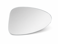 Door mirror glass (Flat), Dimmable, Left for LHD. Porsche 982 Boxster / 982 Cayman - 982857521C - ZJ-7133-L