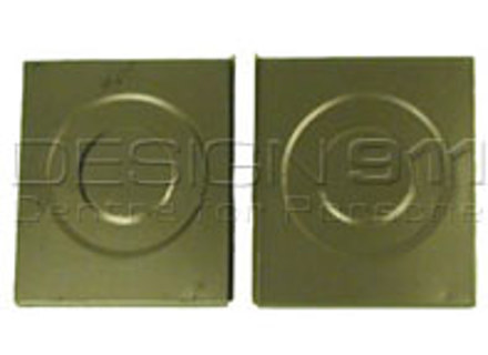 Batteriekastenrückwand (2 Stück). Porsche 356 (1950-55) - 64450103600 - P114, PP114