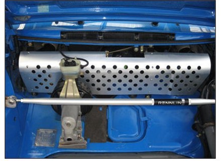 Couvercle de l'assemblage du moteur du ventilateur Rennline. Voitures Porsche 911/912/930 RHD