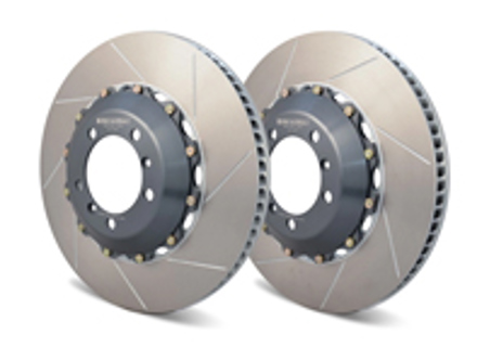 Disco freno / rotore scanalato 2 pezzi POSTERIORE 981 GT4 con PCCB - A2-156 Disco freno / rotore scanalato 2 pezzi POSTERIORE 981 GT4 con PCCB - A2-156