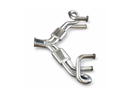 Impianto di scarico Sebring - Completamente lucidato. Porsche 356 - PCG11158700