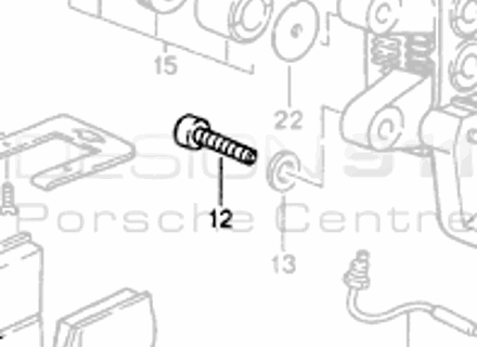 Brake Caliper Mounting Bolts Porsche 964 Turbo - 90008214501, 90008207702