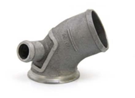 Intercooler pressure pipe. Porsche 955 Cayenne Turbo S - 95511036801, 95511036800