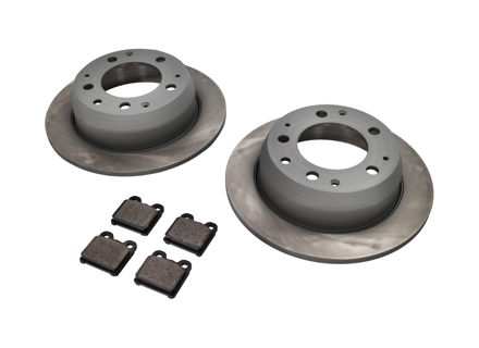 Pastiglie freno POSTERIORI e pacchetto disco freno Porsche 912 / 911T 65-68