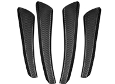 Kit d'avion de plongée pour pare-chocs avant en fibre de carbone. Porsche 991.2 GT3 / GT3 RS - A0208A-M, A0208A-P