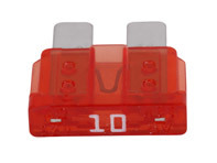Flat fuse 10A (19/2x5) for Porsche - 99960708400 Flat fuse 10A (19/2x5) for Porsche - 99960708400