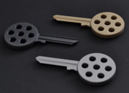 Blank key 917 style. Porsche 911 SWB - 90172231400, 90172231409, 64461390102, 64461390110