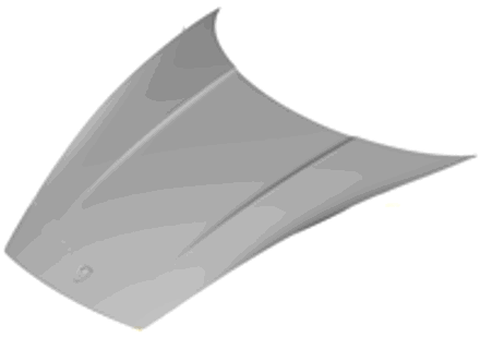 Front bonnet. Porsche 992.1 2019>> - 992823031AYGRV