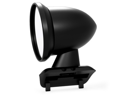 Aluminium-Kugelspiegel - Flaggenhalterung, in Satinschwarz. Porsche 911 1975-1988 - 91173101310, 91173101410, 96473190101, 96473190100, 90173111100 - BulletDriveBlack_FLAG, BulletPairBlack_FLAG