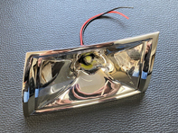 Set di luci laterali per griglia a clacson. Porsche 911/912 69-73 - 90155943103, 90155943203, 91155943103, 91155943203, 1684500376, 1684500386 Set di luci laterali per griglia a clacson. Porsche 911/912 69-73 - 90155943103, 90155943203, 91155943103, 91155943203, 1684500376, 1684500386