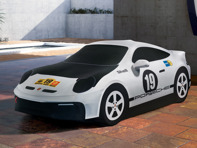 Telo copriauto da interno "Rally 1971". Porsche 992 Dakar - 99204401274