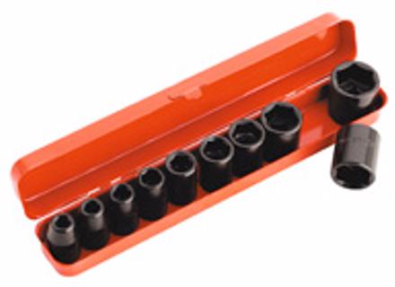 Sealey Impact Socket Set 10pc 1/2'Sq Drive Metric