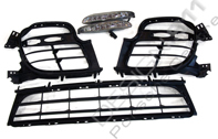 Front Bumper Inserts and Lights for 997505997028 GT2 lOOK Front Bumper Inserts and Lights for 997505997028 GT2 lOOK