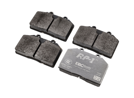 EBC RP-1 Racing brake pads Porsche 911 Turbo / 944 Turbo/964/968 (OE Part No 96535293904 / 95135193908) - 96535293904, 95135193908, 95135193909, 96535293905, 93035193805, 95135193904, 96435193902, 96435193903, 96435193905 - DP8612, DP8612RP1, E1203, T0377