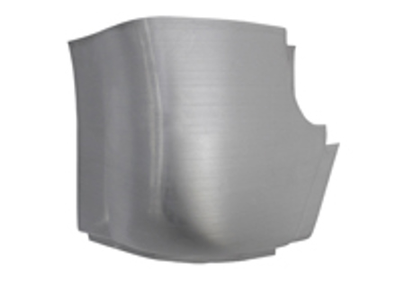 Reparatiepaneel binnenspatbord, ACHTER gedeelte. Porsche 911 1965-89 - 1682350570, 1682350580, PP236L, P236L, P236R, 90150197330, 90150197430