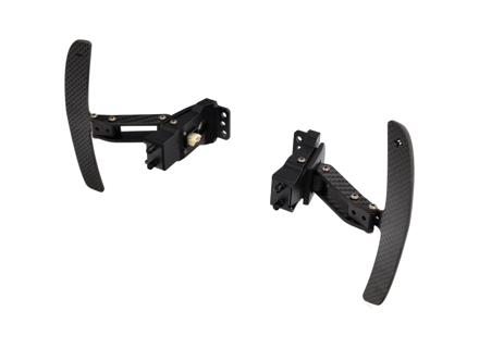 Magnetic PDK carbon fibre paddle shifter set for Sport Design Steering Wheel. Porsche 991 / 718 / 958.2 Cayenne . 95B.1 Macan - 95B998540A