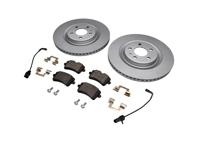 Paquete de discos de freno traseros y pastillas de freno Porsche Macan - 95B615601G, PAB698451 Paquete de discos de freno traseros y pastillas de freno Porsche Macan - 95B615601G, PAB698451