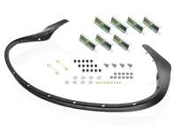 Lower rubber valance standard and fitting kit. Porsche 911 - 91150305500, 91150305501, 91150399500