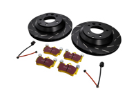 Set di dischi e pastiglie freno sportivi POSTERIORI. Porsche 955 Cayenne / Cayenne S / Cayenne turbo - 95535240131, 95535240130, 95535293903, 95535293905, 95535293906, 95535293900, 95535293901, 95535293902, 95561236530, 95561236532, 95561236520