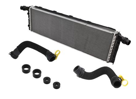 Vervangingsset voor radiator en leidingen voor Porsche 991.1 Turbo / 991.2 Turbo - 99110613801, 99110613802, 99110664801, 99110664901, 99110653701, 99110653802